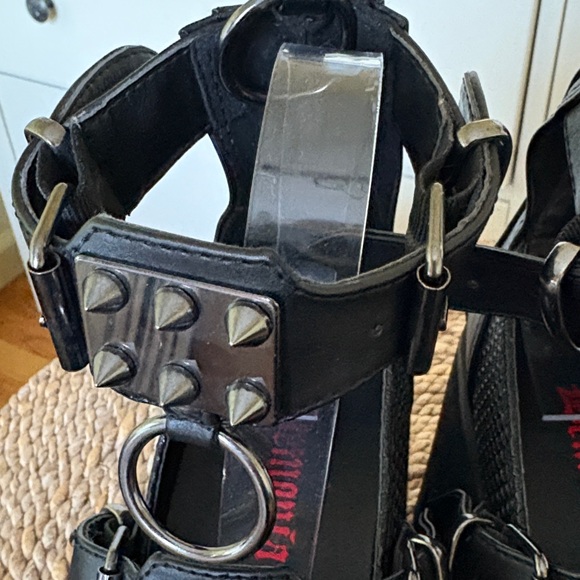 Demonia Kera 12 Double Strap Mary Jane Platform 7/7.5 - Picture 7 of 16